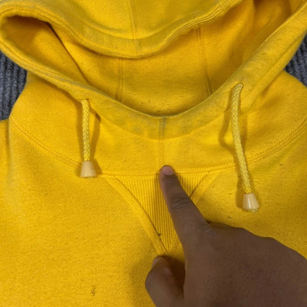 Johnny Blaze Hoodie Men's XL Los Angeles Lakers 44‎ Yellow Kobe Bryant Tribute